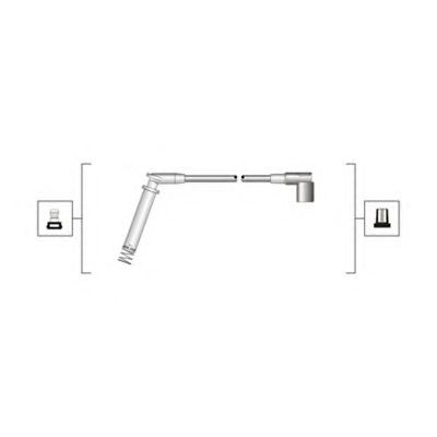 MAGNETI MARELLI 941319170018 -  Комплект проводов зажигания